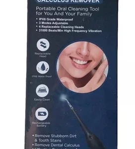Ultrasonic Dental Calculus Remover Stains & Tartar Teeth Whitening Cleaning Kit