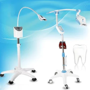 Dental Mobile Teeth Whitening Machine LED Cold Light Accelerator Bleaching Lamp